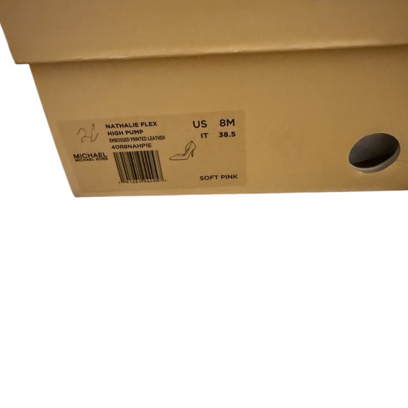 New MICHAEL Michael Kors Nathalie Flex High Pump in Pink Size 8 - Picture 7 of 7